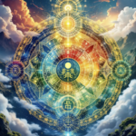 色彩斑斕的易經卦象與自然元素展現解讀能力提升的和諧