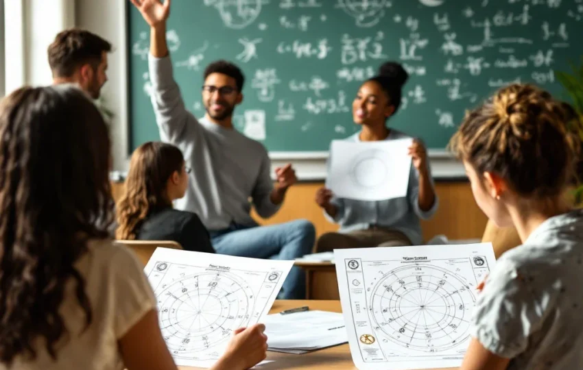 學生討論生命靈數課程解讀