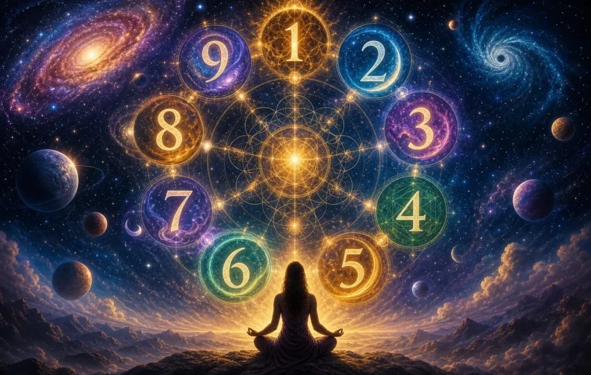 宇宙主題生命靈數1到9星際符號